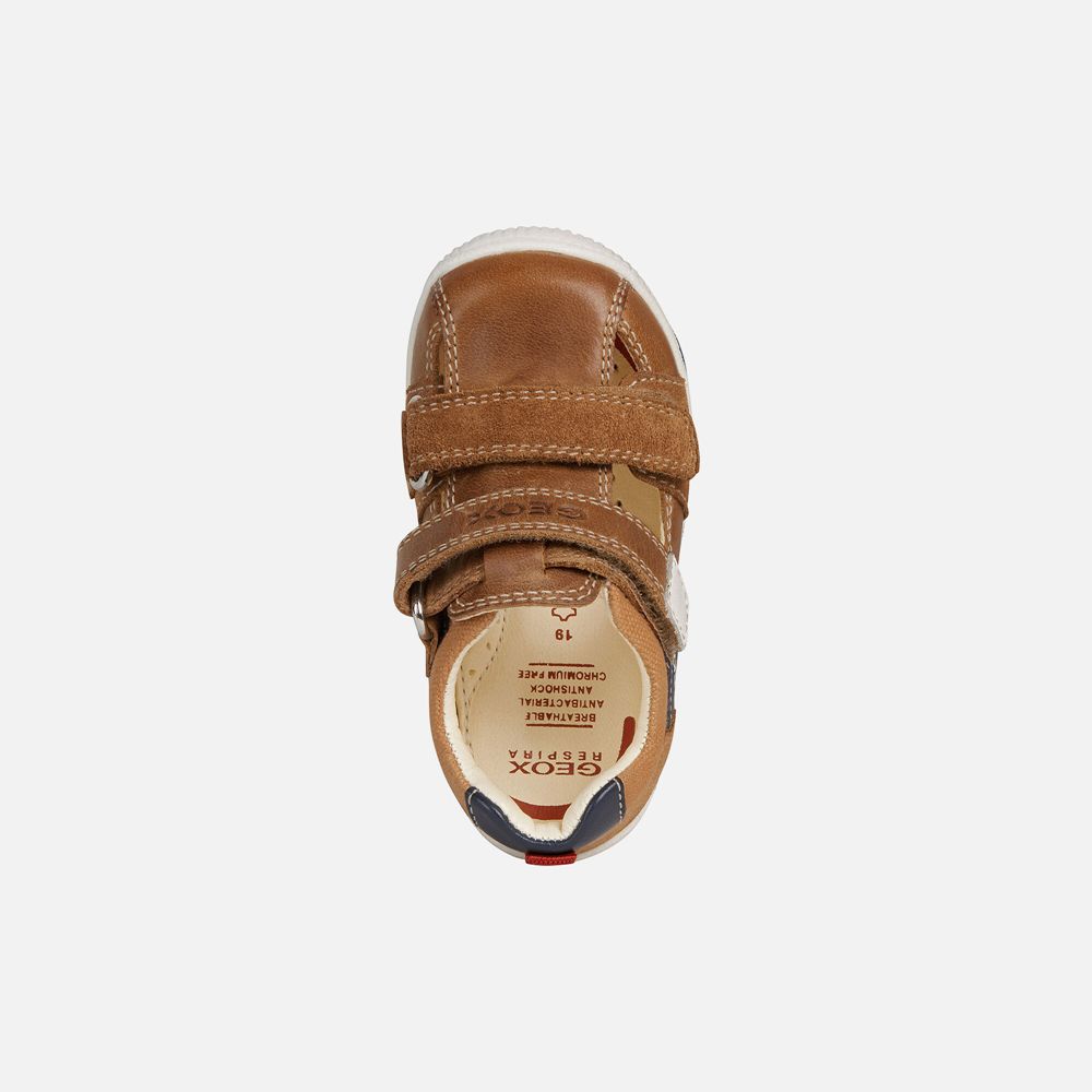 Sandalias Geox Bebe Marrom - Balù Boy - RSLCA1038